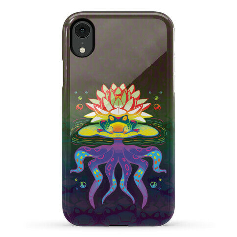 Psychedelic Lily Frog Phone Case